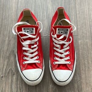 Converse Red Athletic Shoes